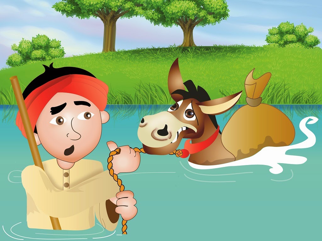 The wise merchant and the cheating donkey A Complete Kids Portal