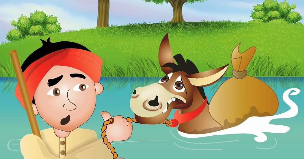 The wise merchant and the cheating donkey ~ A Complete Kids Portal
