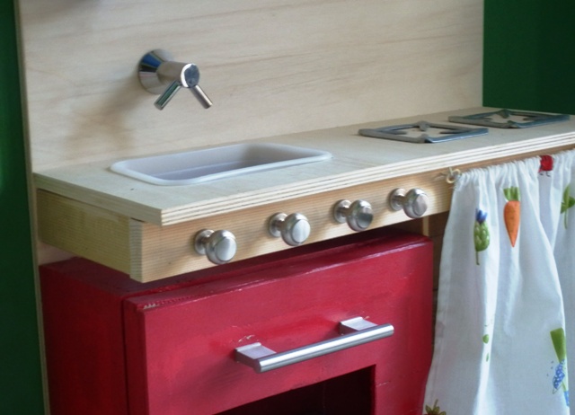 La felice stagione: scatole? no. cucina giocattolo fai da te Cucina per bambini fai da te