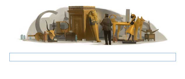 Google hari ini (Howard Carter Day)