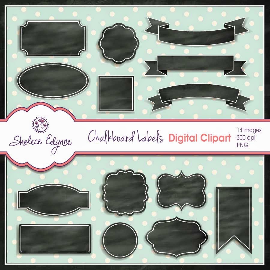 NEW Chalkboard Backgrounds & Chalkboard Labels Shalece Elynne Art
