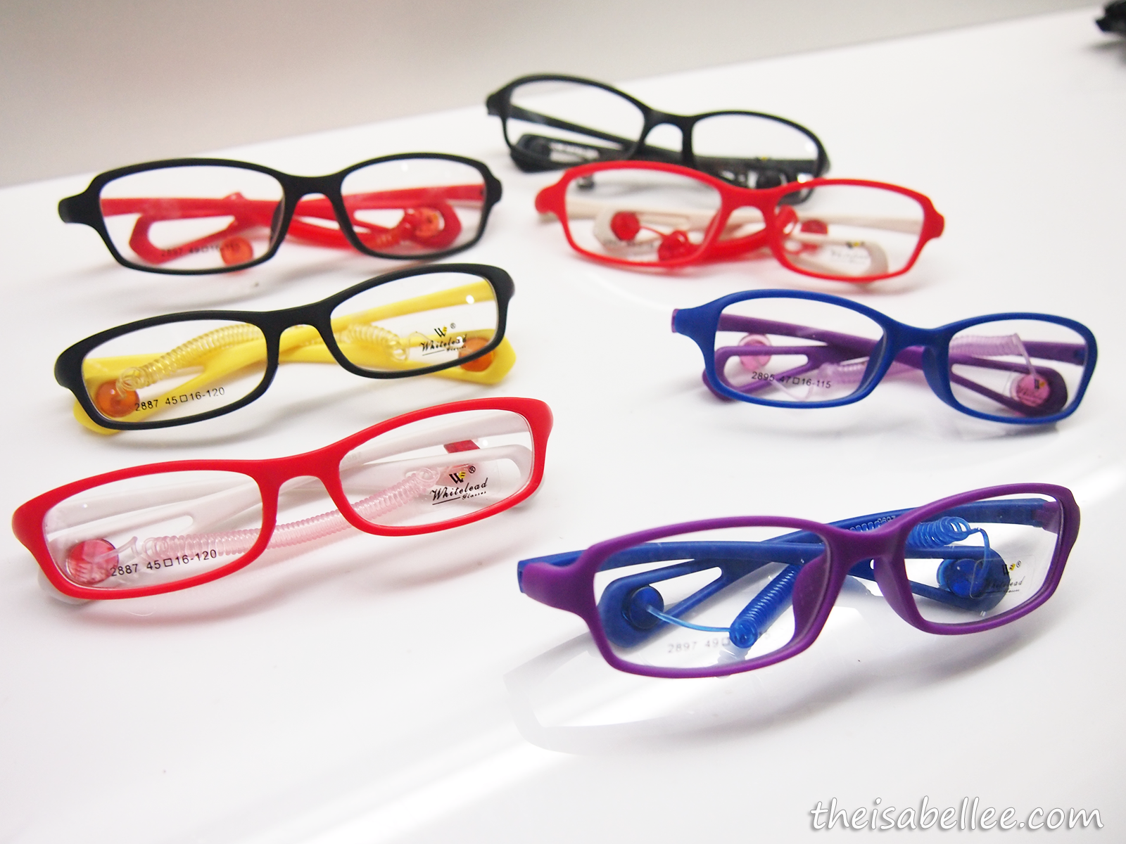 Colourful glasses for children at Vision Spa