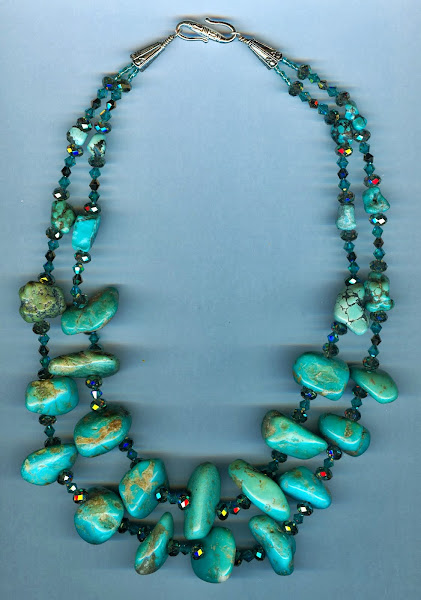 Necklace Hunks of turquoise
