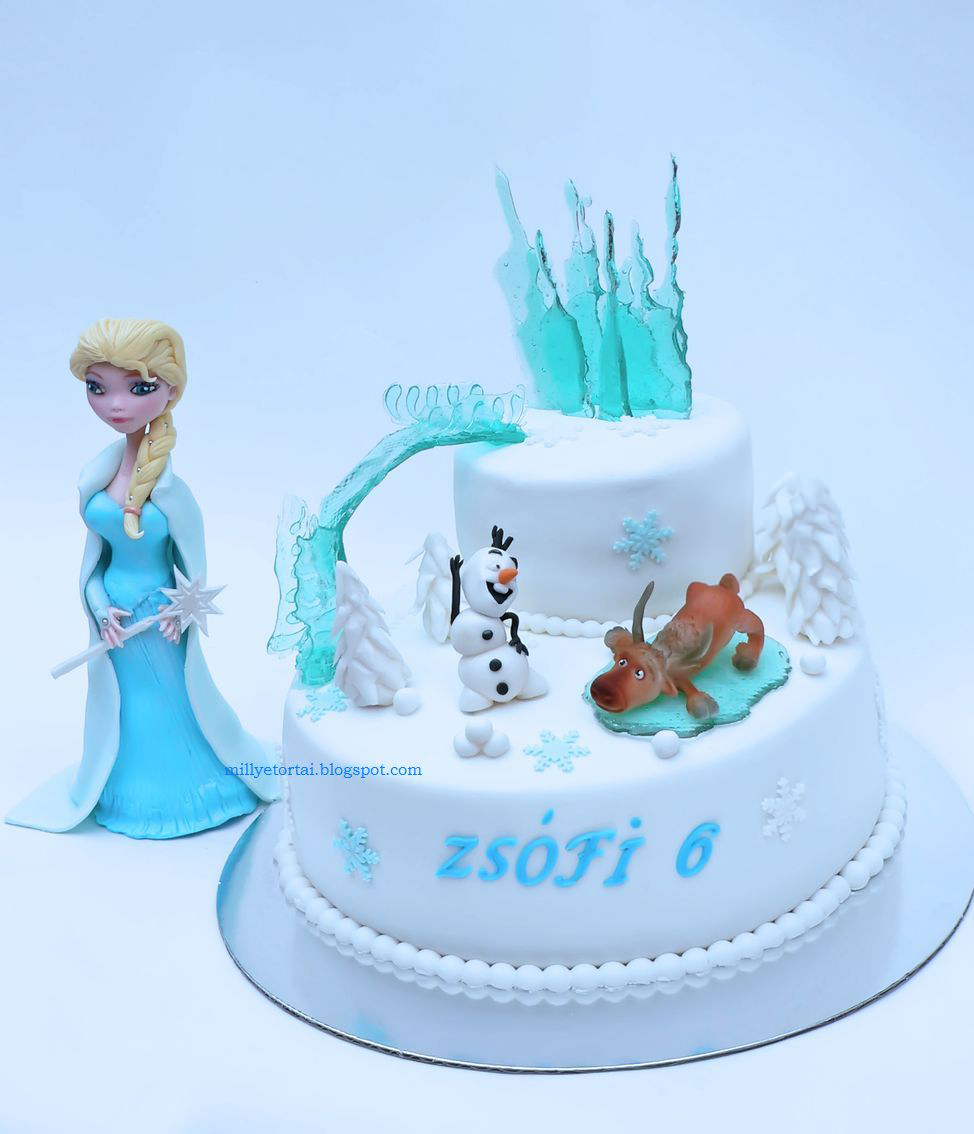 Millye finomságai: Jégvarázs torta / Frozen cake