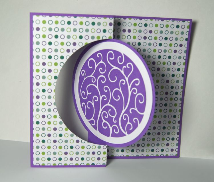 Paper Crafting With Nelda Circle Swing Cards And A Free File