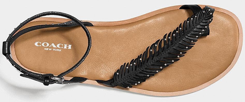 coach beach sandals