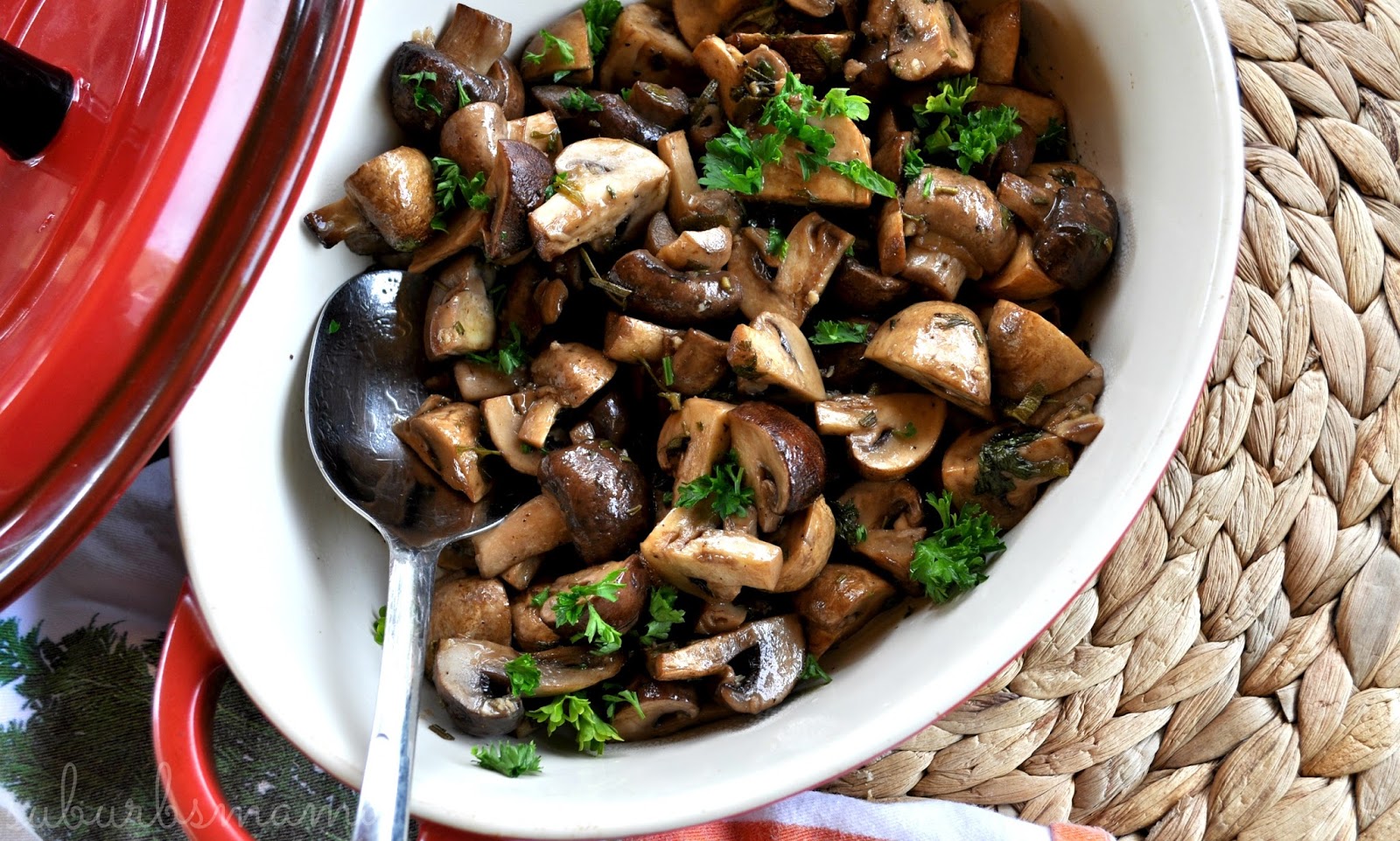 Suburbs Mama Balsamic Mushrooms