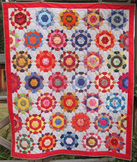Mexican Yarns Rose Star Quilt