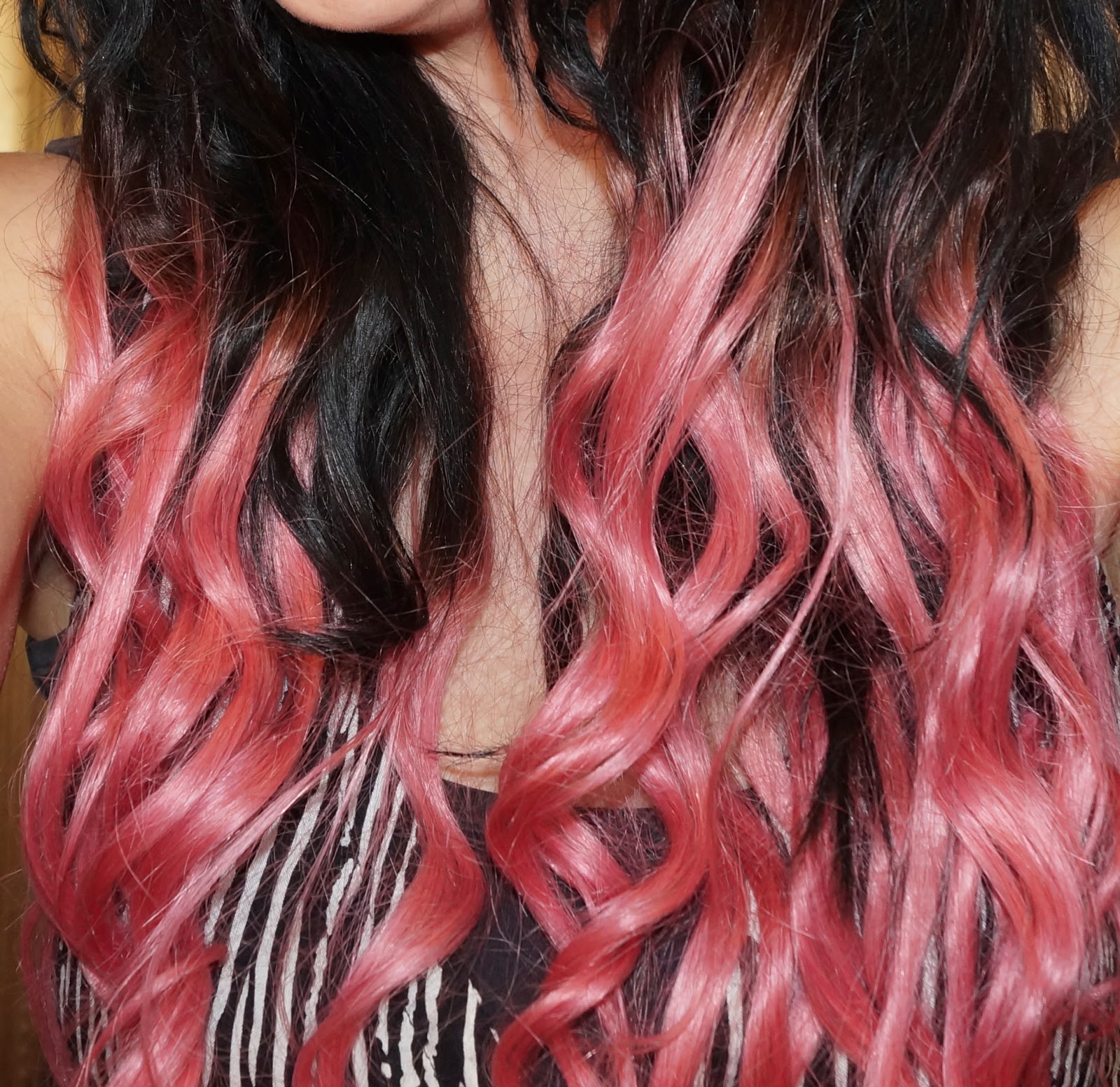 218 Pink Ombre Hair Double Draw Extensions Review Makeup