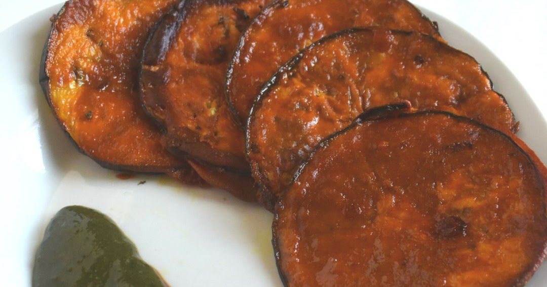 Baigun BhajaBaingan fry Bengali styleEggplant fritters