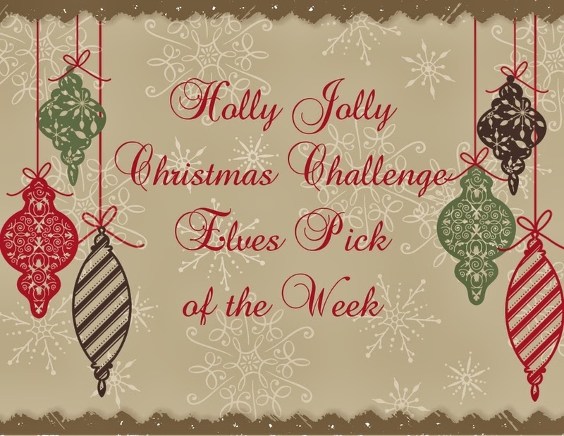 Holly Jolly christmas challange " No patterned paper"