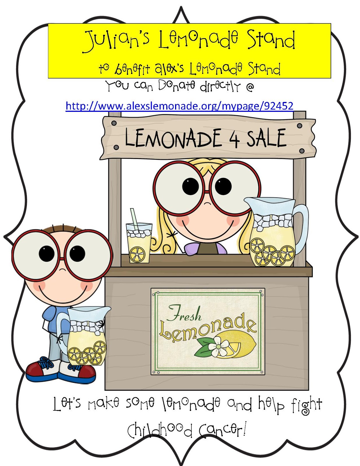 TalesofaFirstGradeTeacher Alex and the Amazing Lemonade Stand