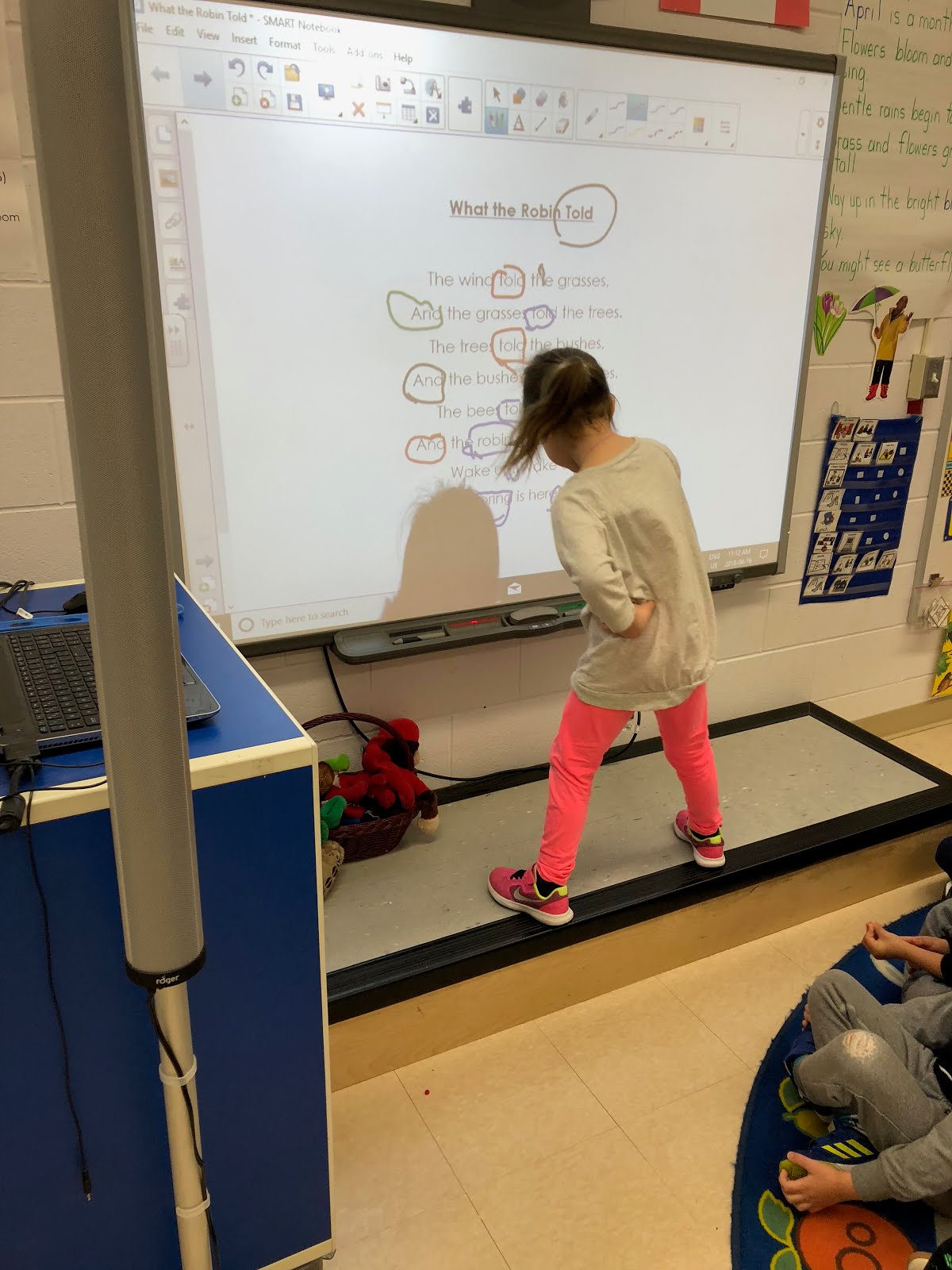 Finding words on the Smart Board