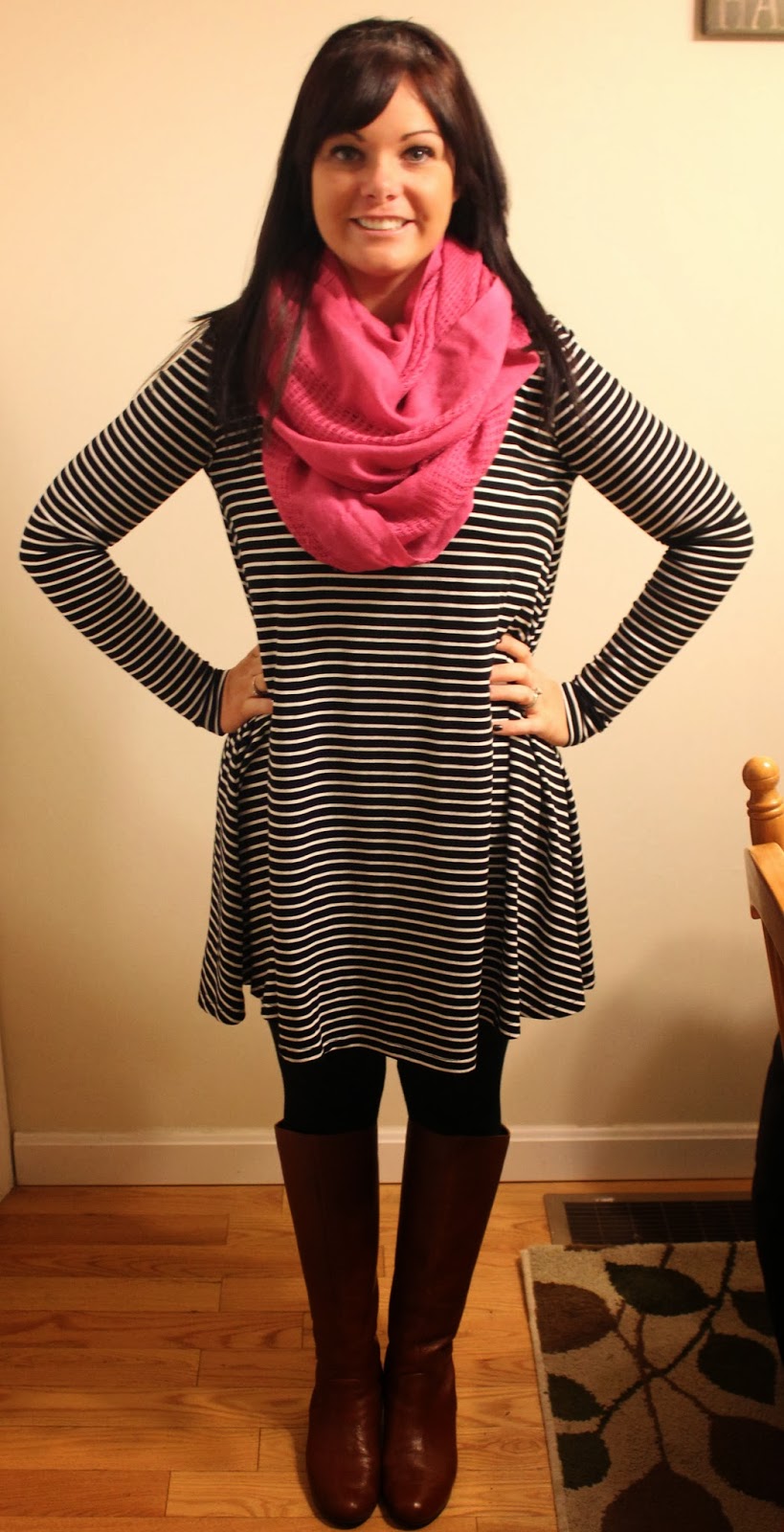 swing dress with leggings