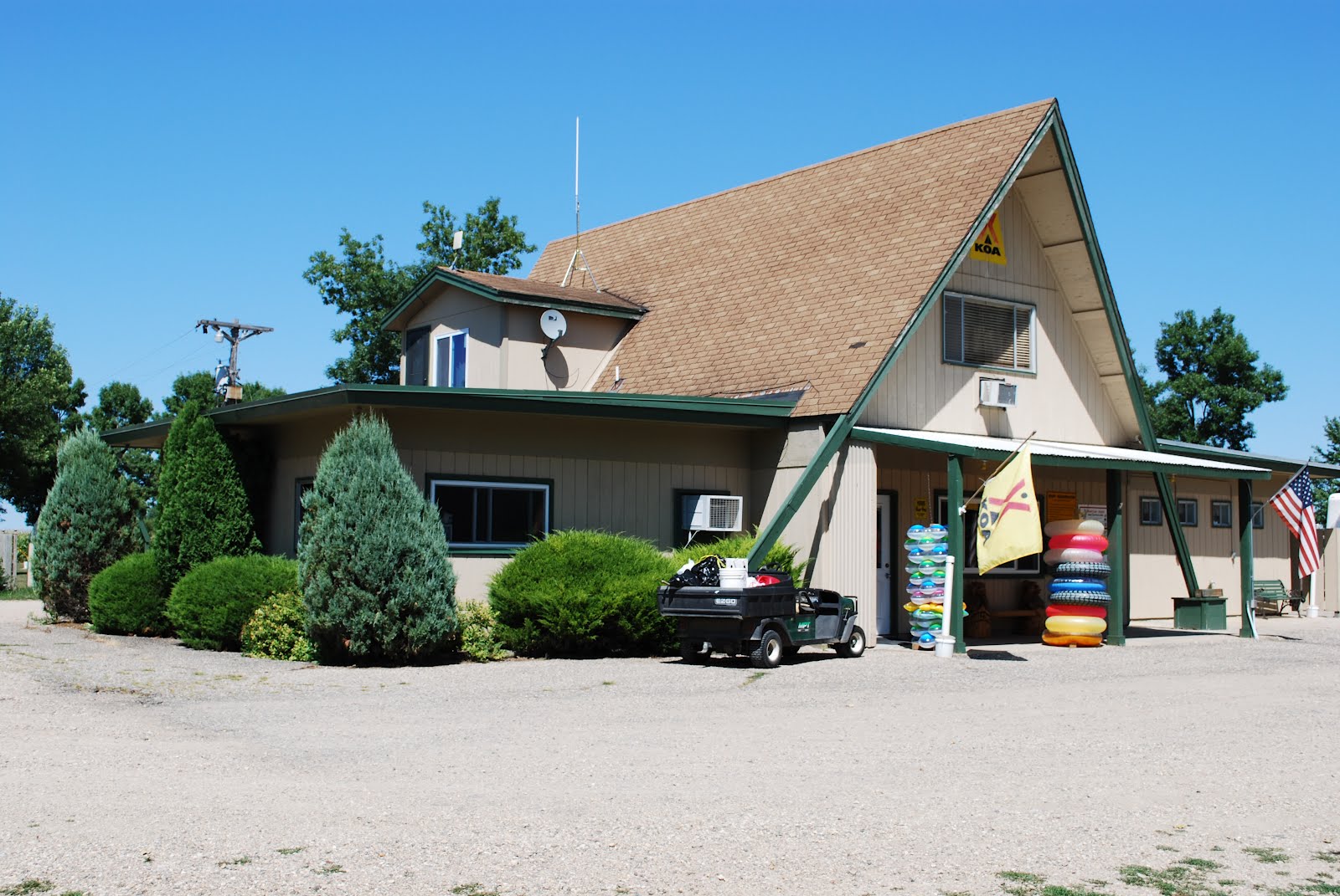 BLUE SKY AHEAD Albert Lea KOA, MN