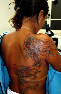 Japanese dragon tattoo
