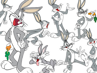 Vectores del Conejo Bugs Bunny