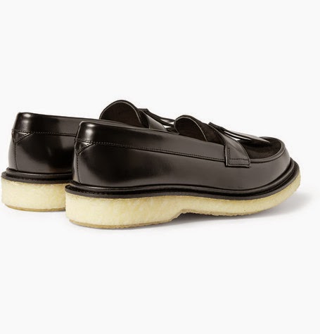 crepe sole loafers seasonal bonjour adieu type 32 crepe sole leather loafers crepe sole loafers seasonal bonjour adieu type 32 crepe sole leather loafers