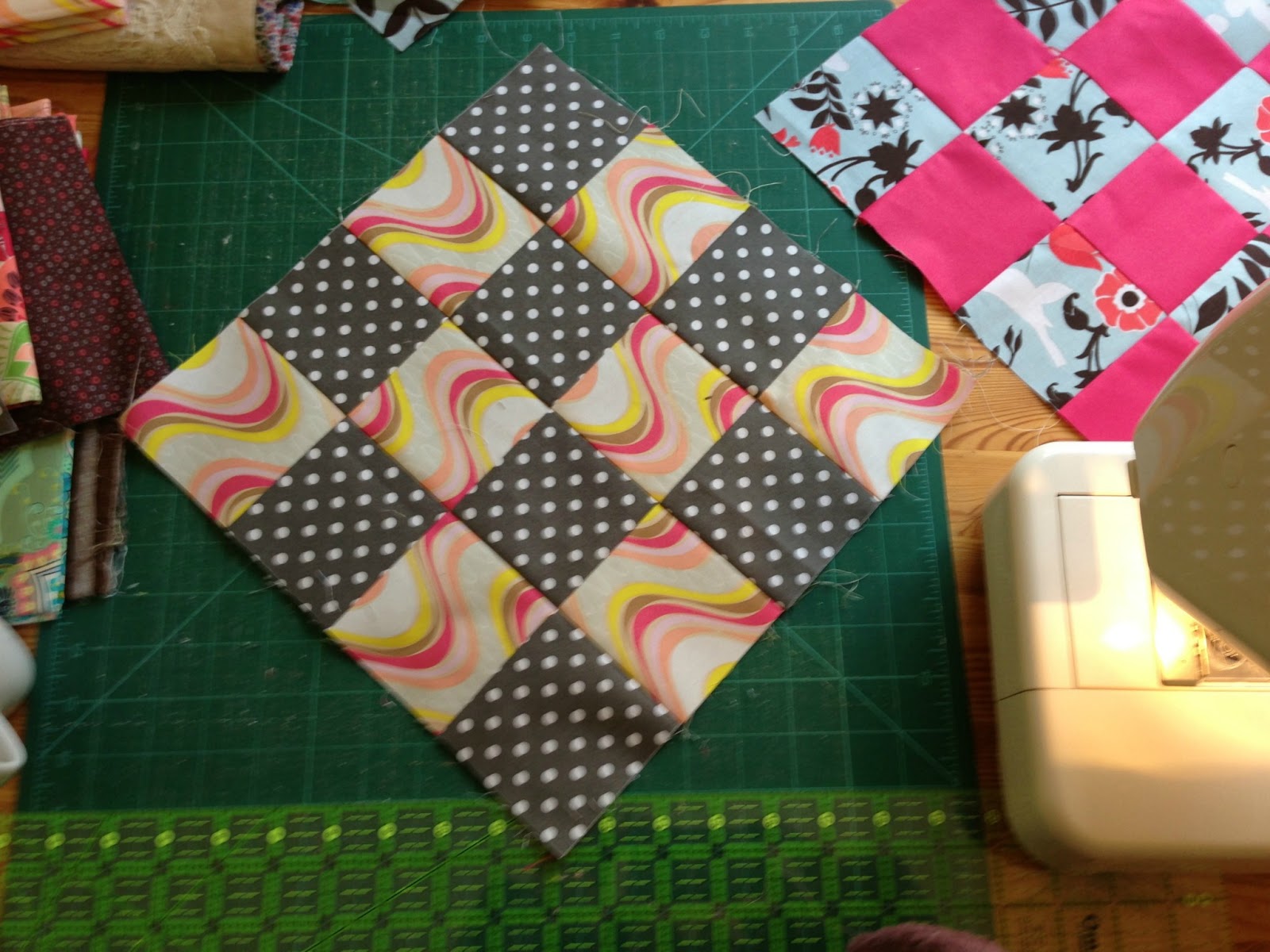 Poppy Makes... 16 patch quilt block tutorial