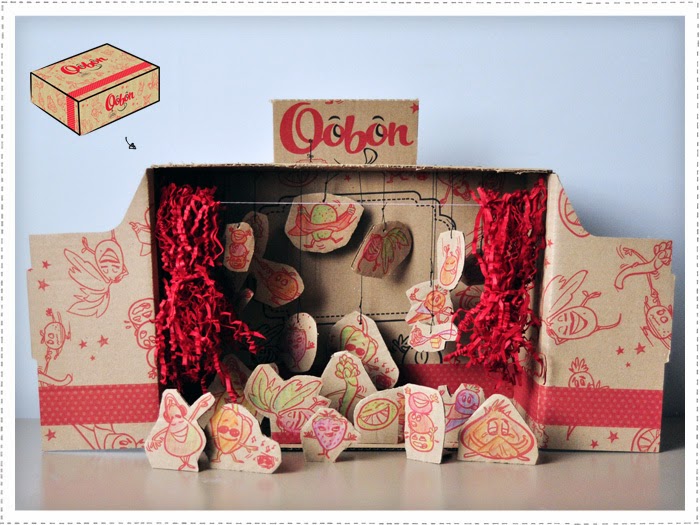 Recyclage boîte Oobon - théâtre - byPlou