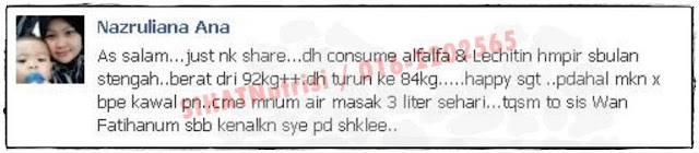 Kurus dengan set bajet Alfalfa & Lecithin Kurus dengan set bajet Alfalfa & Lecithin