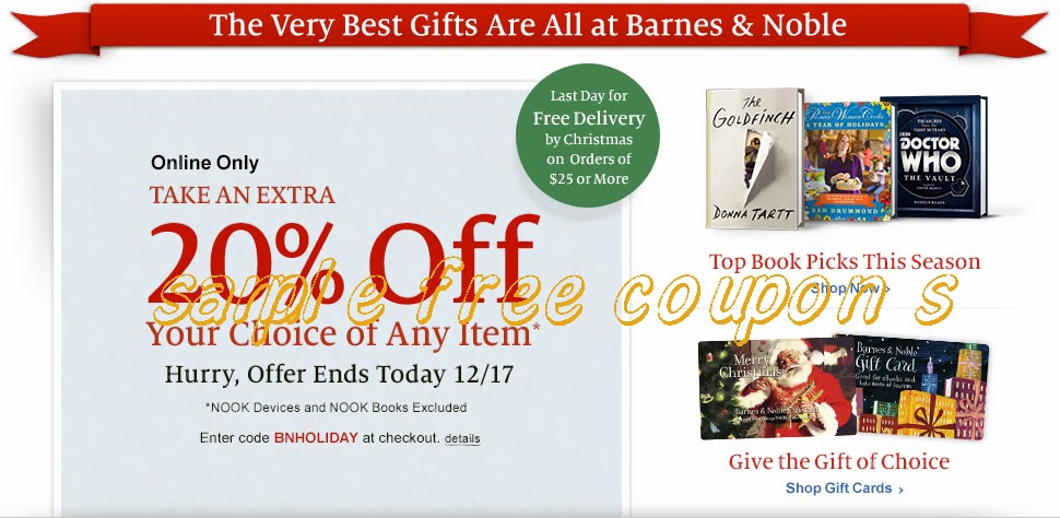 Barnes and noble store discount coupons