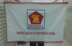 BENDERA PATAKA PARTAI GERINDRA