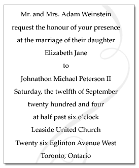 Wedding Card Words