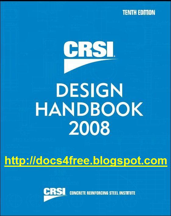 Crsi Design Handbook Free Crsi Design Handbook Free