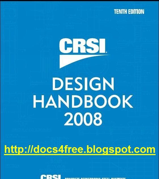 Crsi Design Handbook Th Edition Free Crsi Design Handbook Th Edition Free