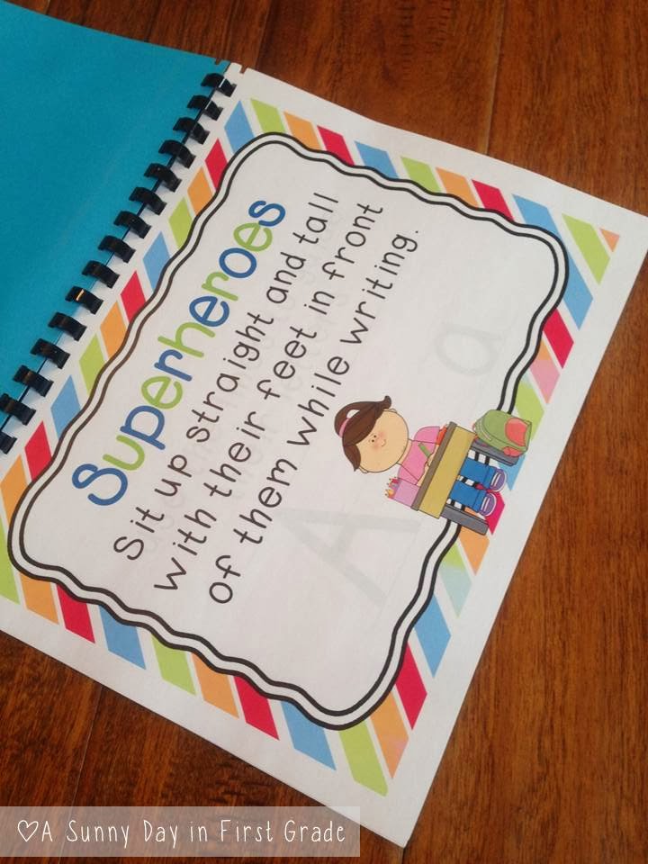 Write Like a Superhero!!! | A Sunny Day in First Grade
