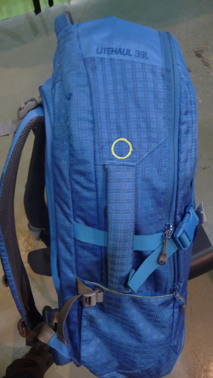 kathmandu red backpack