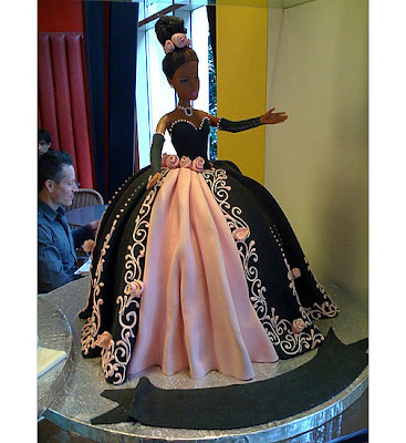 Pink and Black Barbie Birthday Cakes Barbie Birthday Cakes