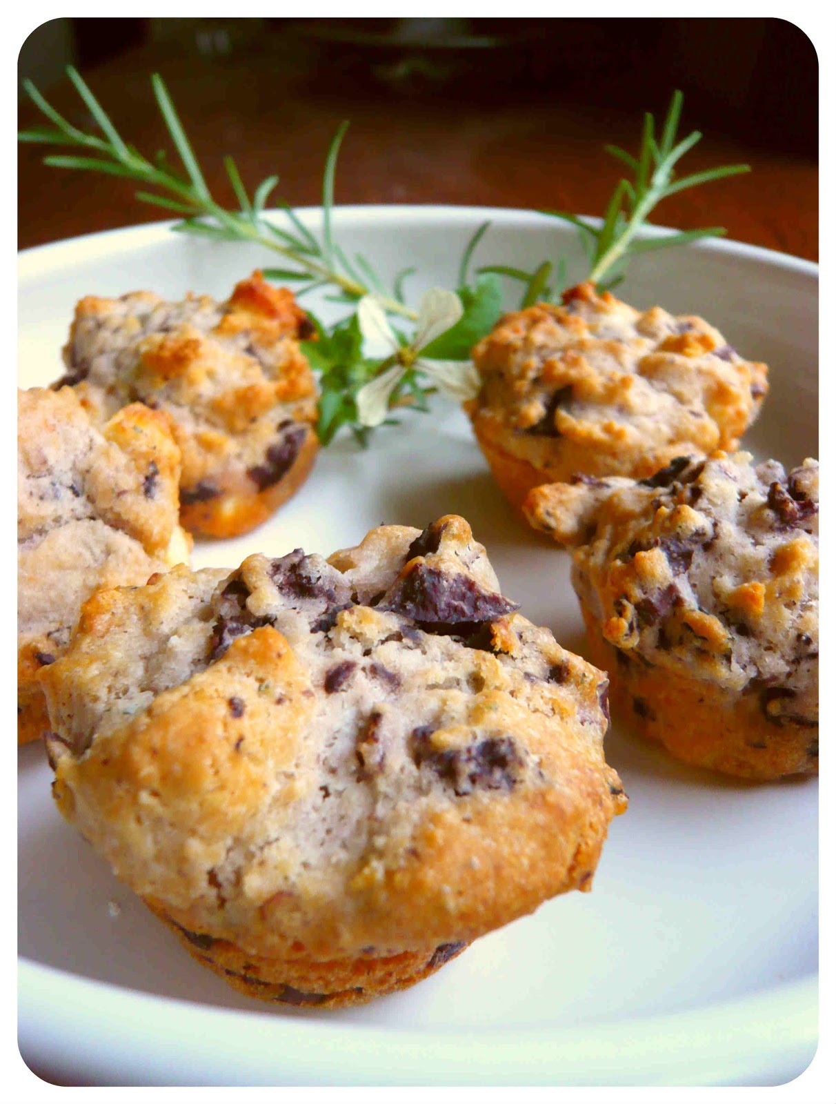 Shara Lambeth Designs Olive, Feta & Rosemary Mini Muffins Gluten