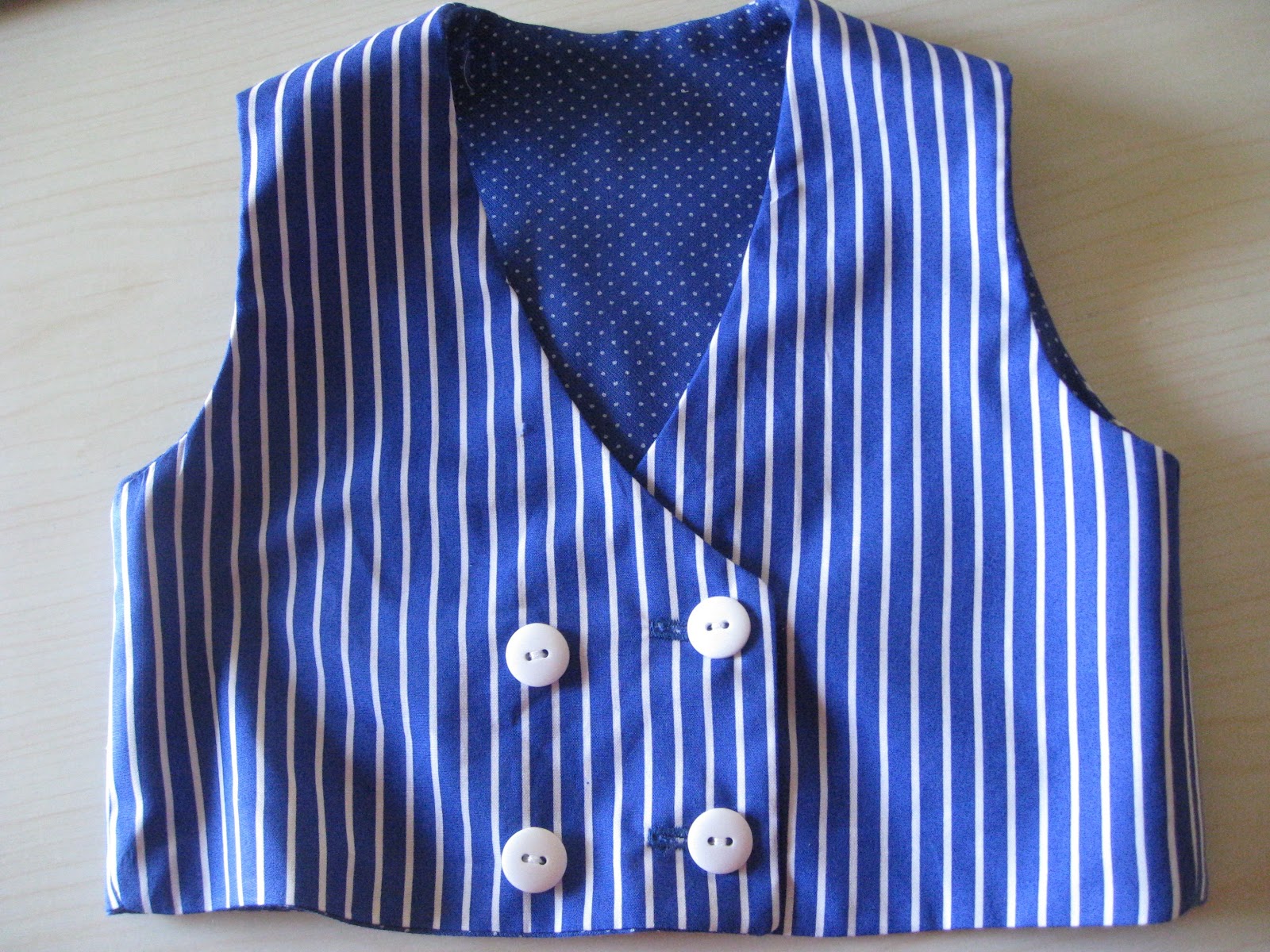 Vicki's Fabric Creations Toddler boy's vest and pattern uploaded