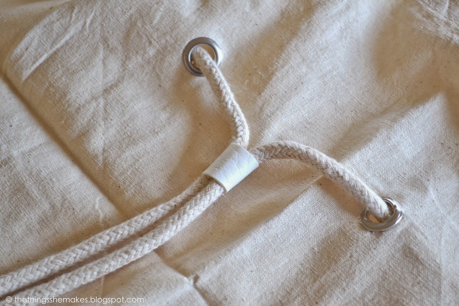 How To Make a Nautical Rope Eyelet Tote The Things She Makes