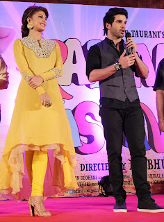 Jacqueline& Girish performs at 'Ramaiya Vastavaiya' song launch
