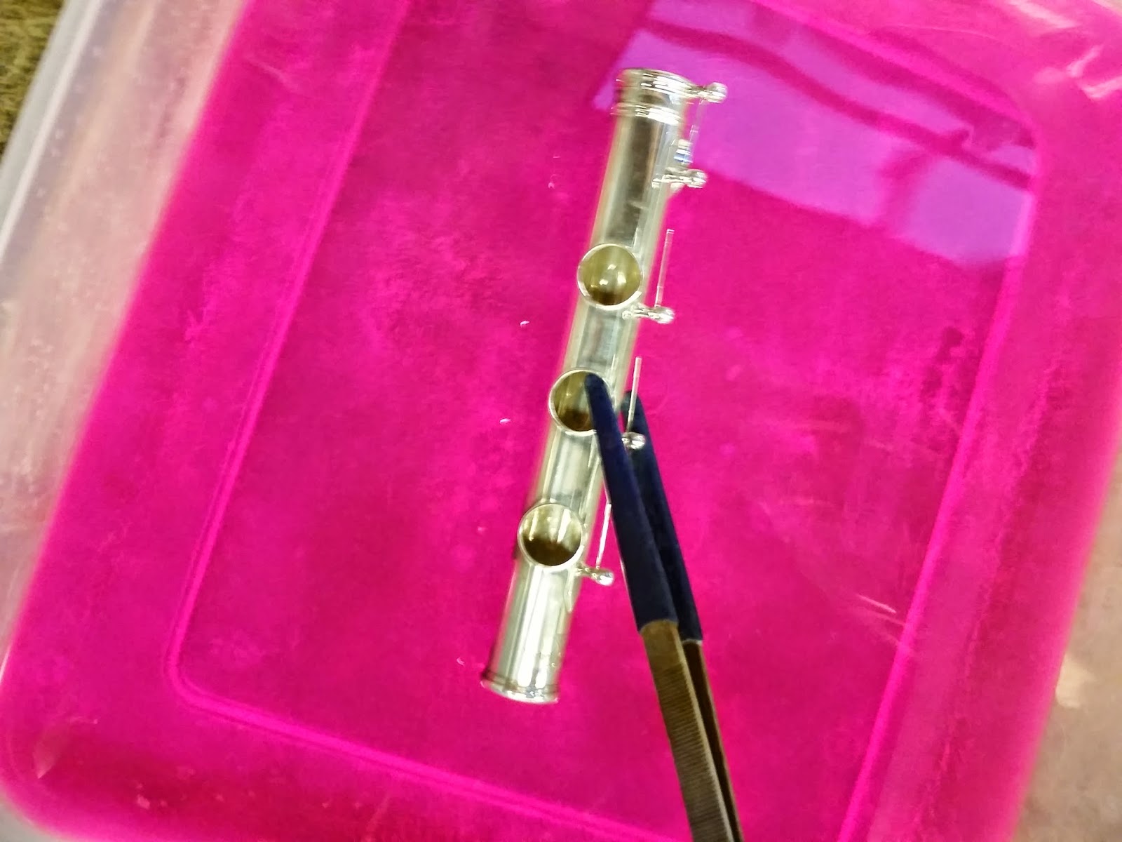 Repair My Flute Cleaning a Tarnished Footjoint