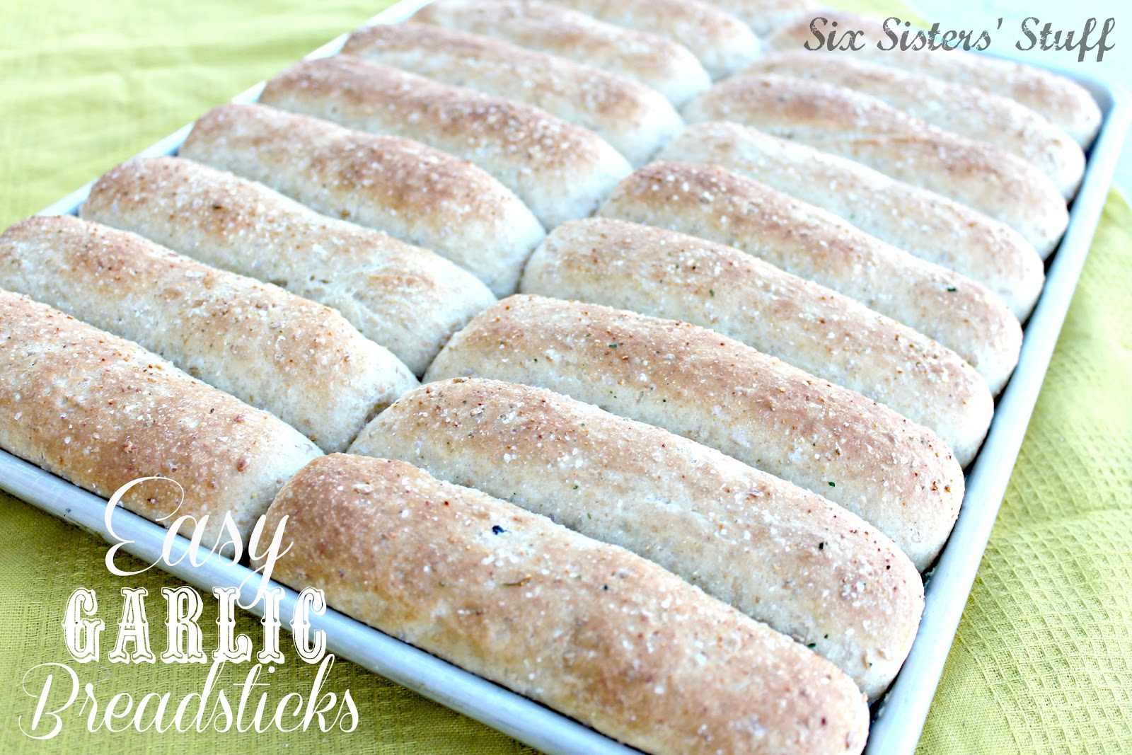 Easy Garlic Breadsticks Six Sisters' Stuff
