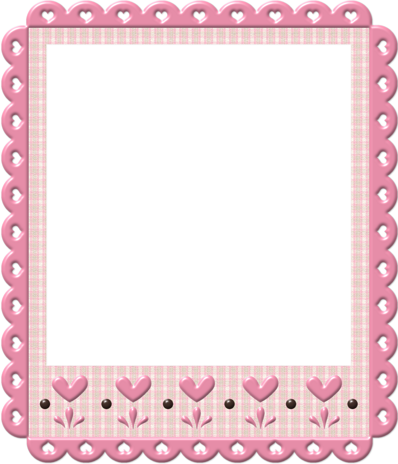 Photoscape Brushes Frames marrom com rosa