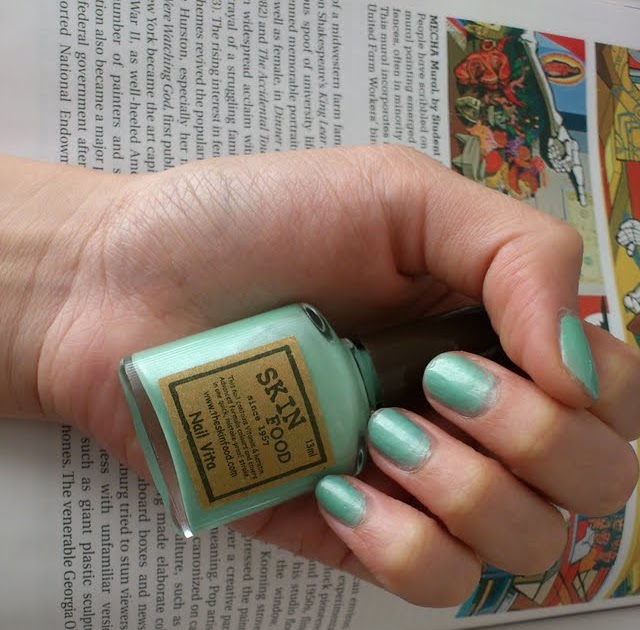 Skinfood Nail Vita Bl 509 Le Milk Review Cat Mango