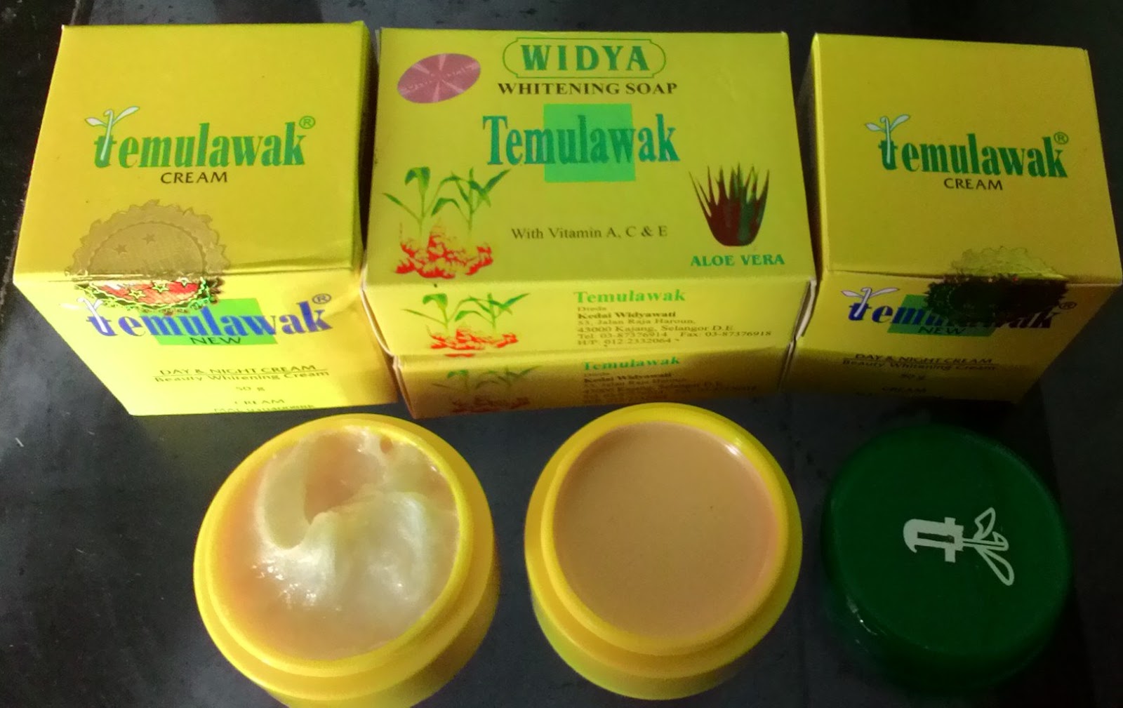 Paket Cream Temulawak cream dempo dan oriens bengkoang
