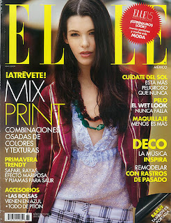 Carly Foulkes on the cover of Elle Magazine Carly Foulkes on the cover of Elle Magazine
