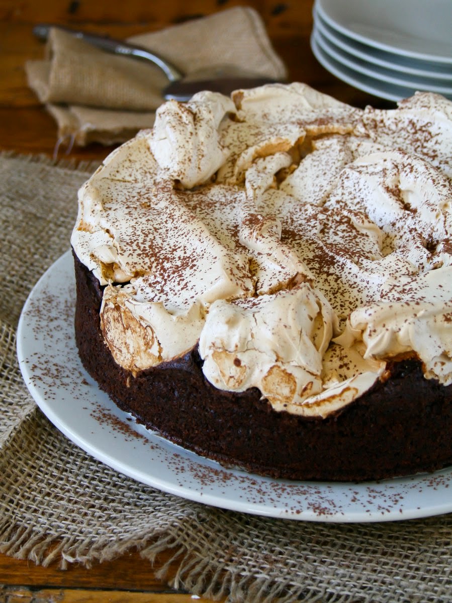 Cupcakes & Couscous CHOCOLATE MERINGUE CAKE