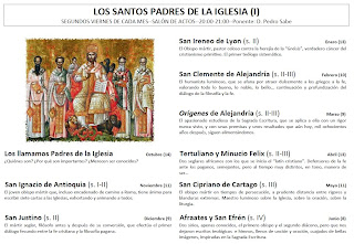 Programa charlas Padres de la Iglesia