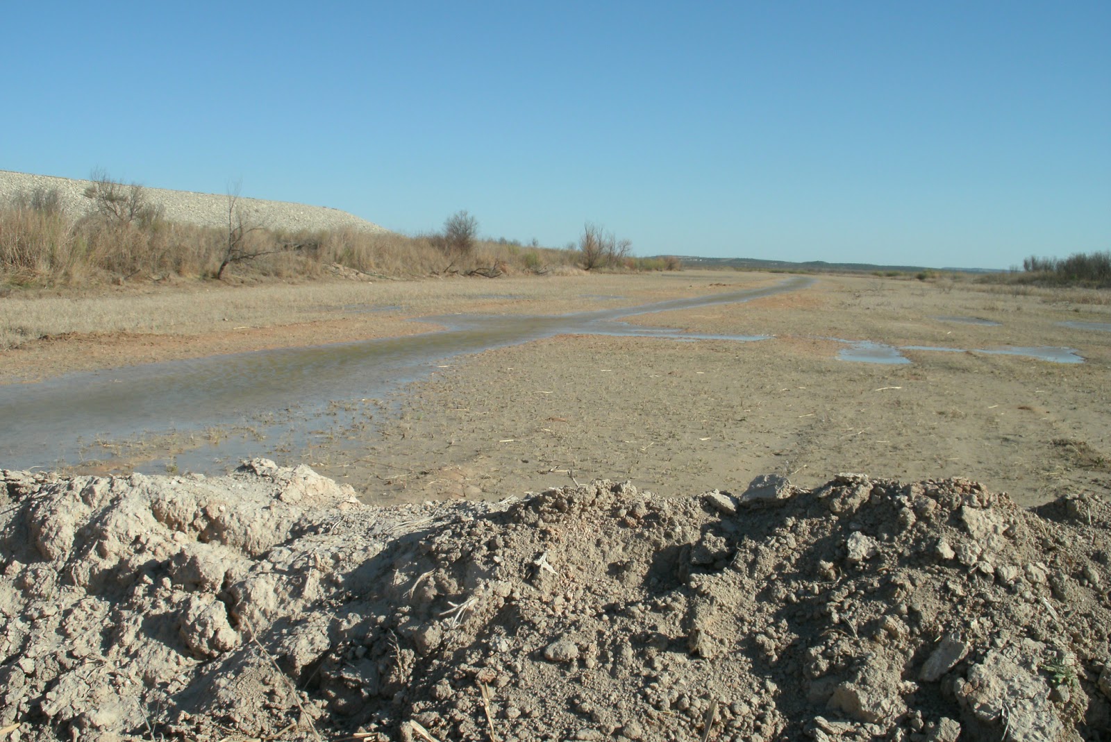 Twin Buttes Reservoir Change of Plans on South Pool