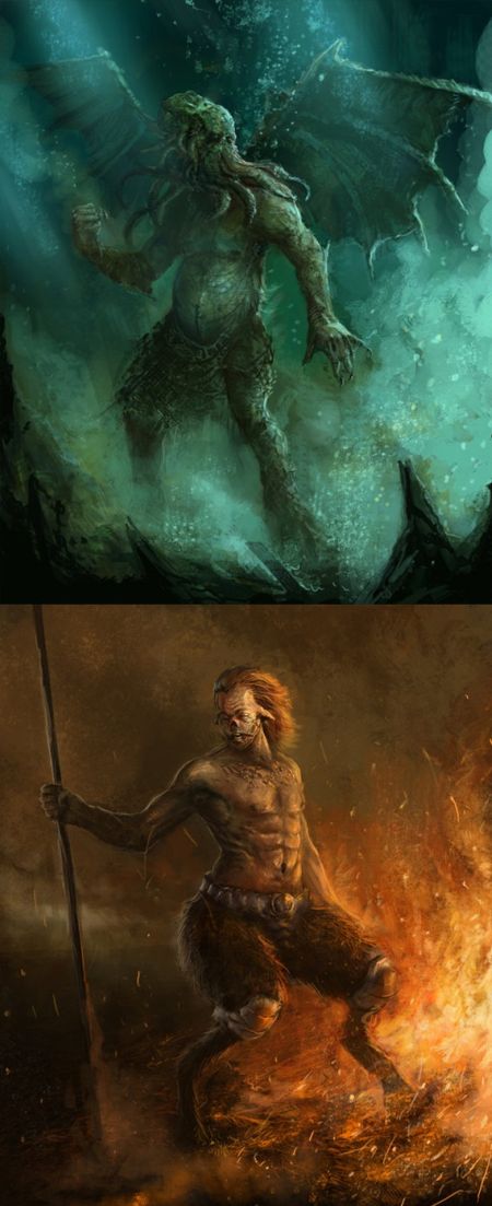 Darek Zabrocki daroz deviantart ilustrações arte conceitual fantasia games Artes conceituais - Cthulhu e Fauno Darek Zabrocki daroz deviantart ilustrações arte conceitual fantasia games Artes conceituais - Cthulhu e Fauno