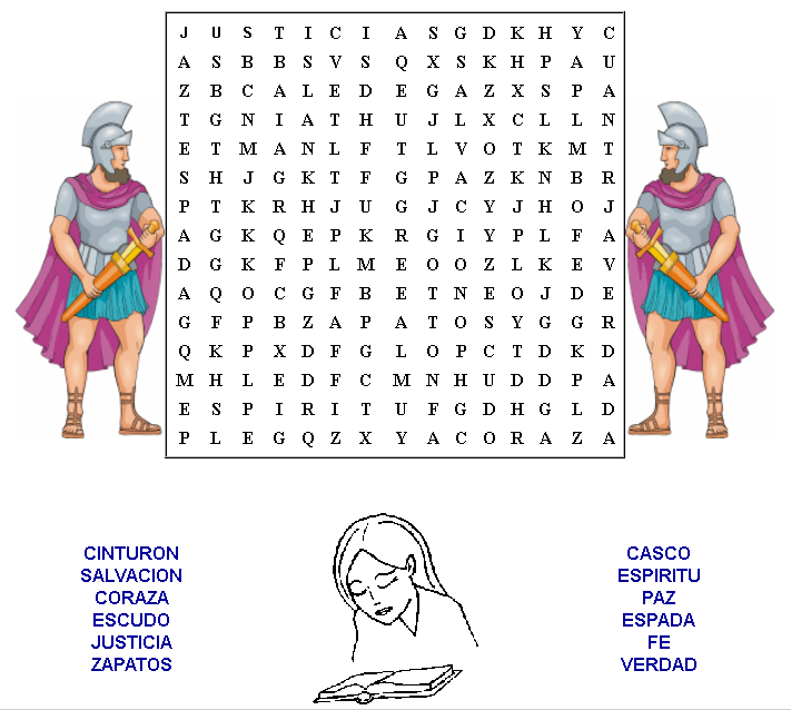 Dibujo de la armadura de dios para colorear - Imagui Dibujo de la armadura de dios para colorear - Imagui