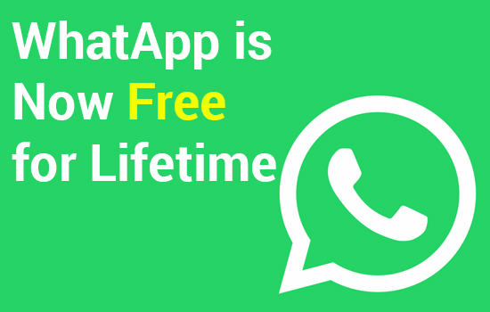 whatsapp is now free