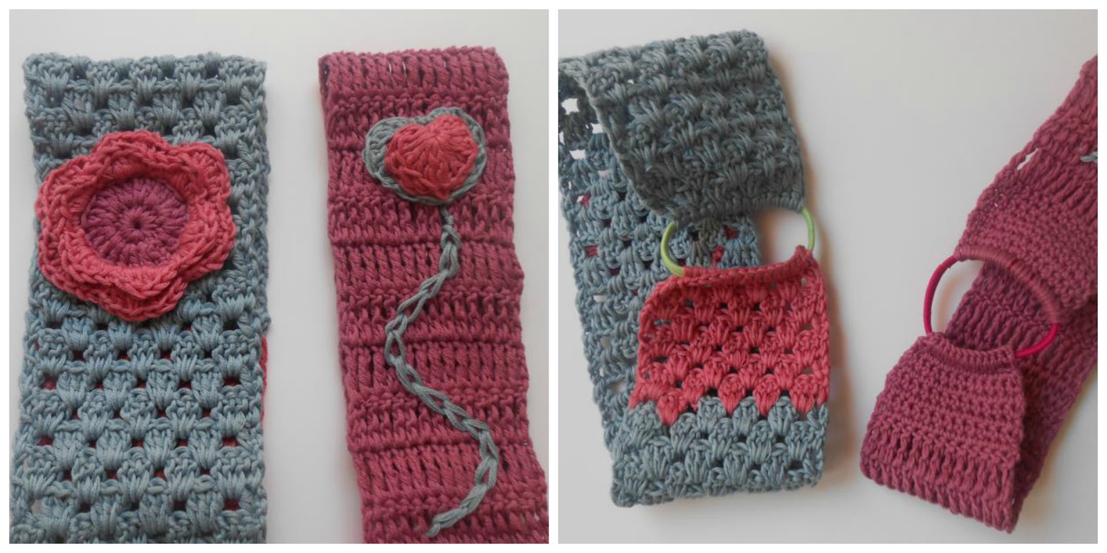 my world of wool: crocheted head bands